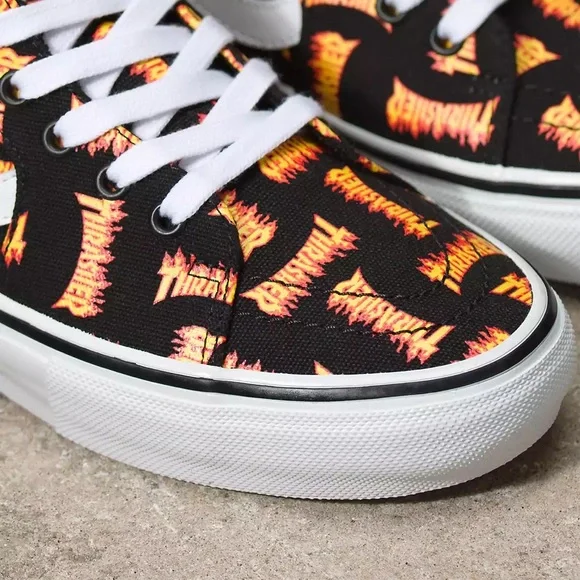 Thrasher x Vans Collab Old Skool NEW - Picture 3 of 4